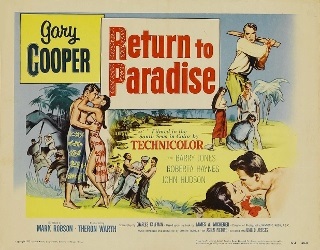 RETURN TO PARADISE title card